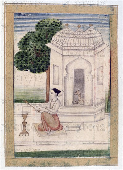 Bamgali Ragini, Ragamala Album, School of Rajasthan, 19th century. Artist: Unknown