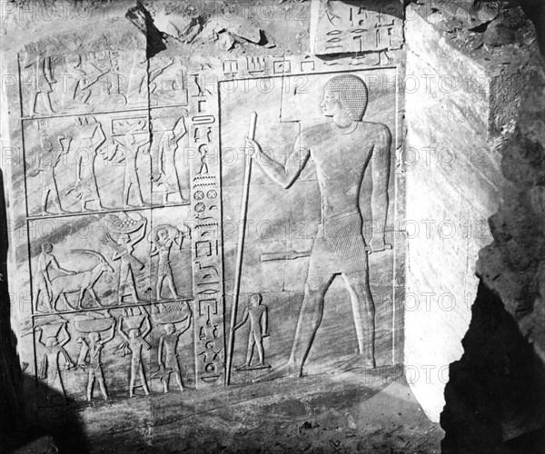 Egyptian hieroglyphs, Egypt, 1863-1864. Artist: Emmanuel Rouge