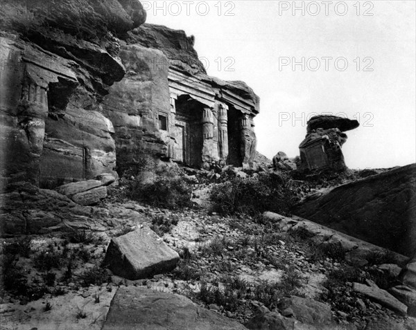 Gebel Silsileh, Egypt, 1878. Artist: Felix Bonfils