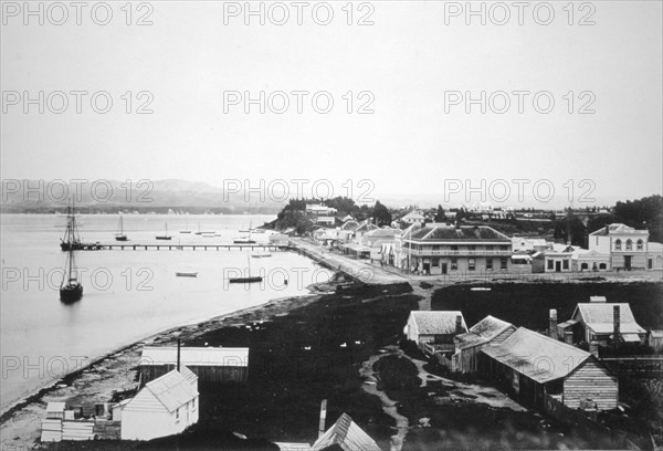 Tauranga, Bay of Plenty, North Island, New Zealand, 1875. Artist: Unknown