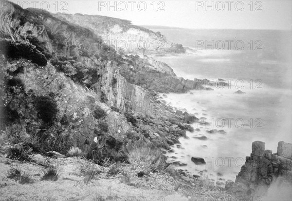 The coast around Port Jackson, New South Wales, Australia, 1885. Artist: Unknown