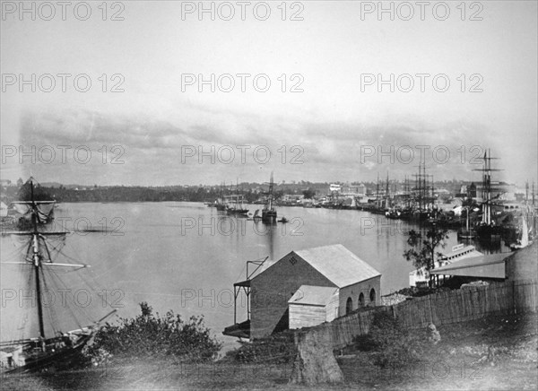 Brisbane River, south-east Queensland, Australia, 1870-1880. Artist: Unknown