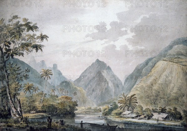'View of Vaitepiha Valley, Tahiti', 1777. Artist: John Webber