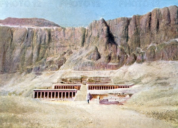 Mortuary temple of Hatshepsut, Deir el Bahari, Luxor, Egypt, 20th Century. Artist: Unknown