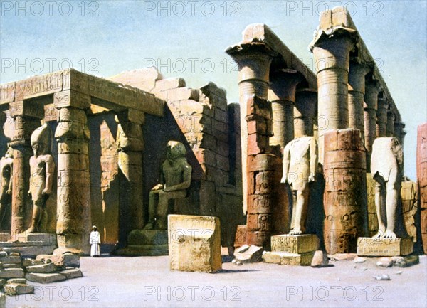 Temple of Rameses II, Luxor, Egypt, 20th Century. Artist: Unknown