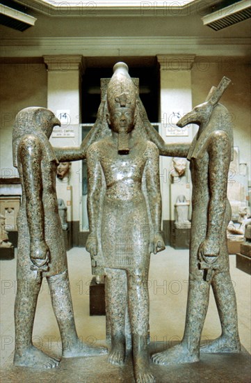 Statue of Rameses III, Egypt. Artist: Unknown