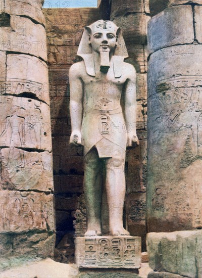 Statue of Ramses II, Luxor, Egypt, 20th century. Artist: Unknown