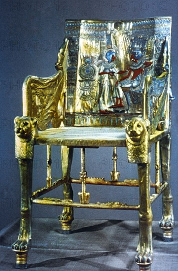 Tutankhamen Chair, Egypt Artist: Unknown