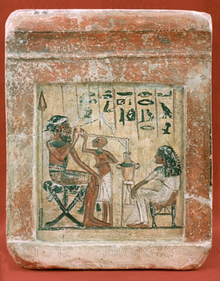 Tomb Stone of a Mercenary, 1350 BC. Artist: Unknown