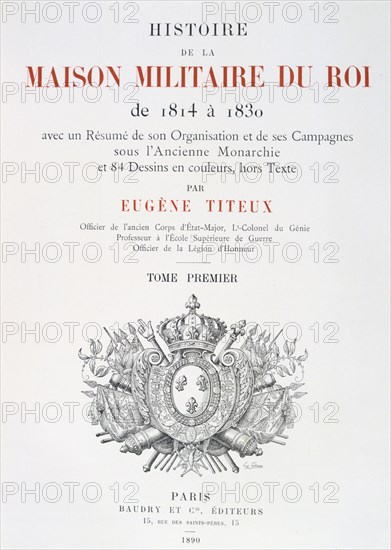 Title Page, 1814-1830. Artist: Eugene Titeux