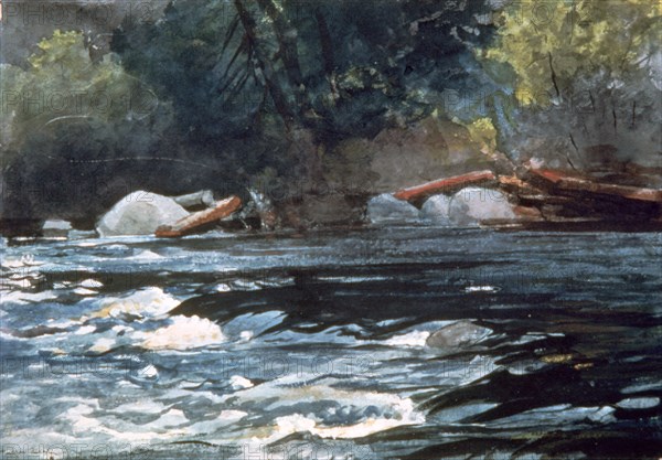 'Rapids, Hudson River', 1894. Artist: Winslow Homer