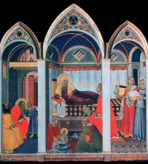 'Birth of the Virgin', 1342. Artist: Pietro Lorenzetti