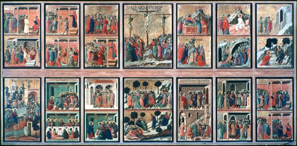 'Maesta', (Stories of the Passion), 1308-1311. Artist: Duccio di Buoninsegna