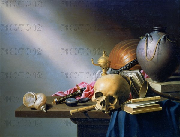 'An Allegory of the Vanities of Human Life', c1640. Creator: Harmen Steenwijck.
