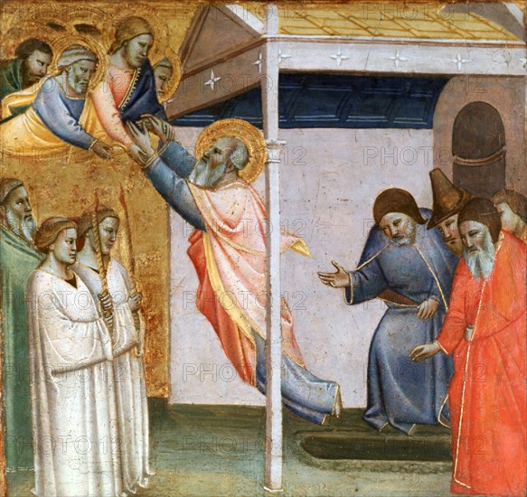 'Scene from the Life of St John', c1320-1366. Artist: Taddeo Gaddi