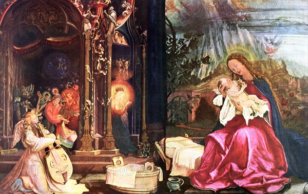 'The Nativity of the Antonins of Isenheim', c1490-1528. Artist: Matthias Gruenewald