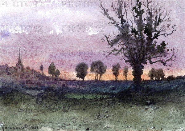 'Landscape', 1881. Artist: Henri-Joseph Harpignies