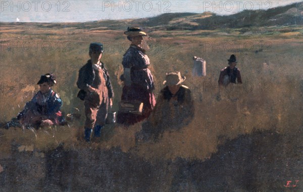 'In the Field', c1875. Artist: Eastman Johnson