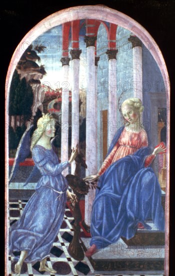 'Annunciation', c1470-1472. Artist: Francesco di Giorgio Martini