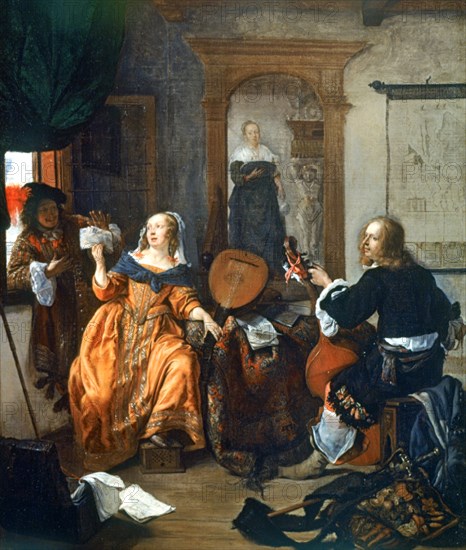 'A Musical Party', 1659. Artist: Gabriel Metsu