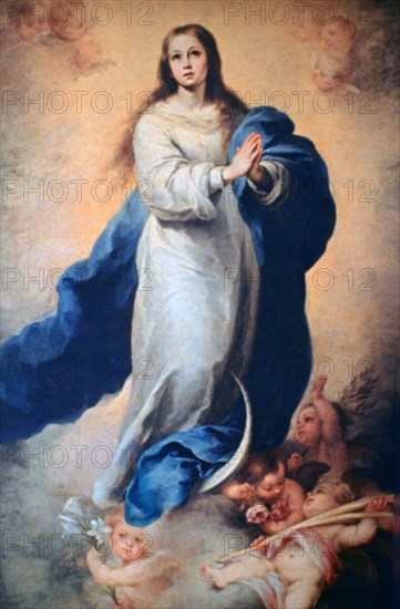 'Immaculate Conception', 1665-1670. Artist: Bartolomé Esteban Murillo