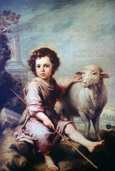 'The Good Shepherd', c1650. Artist: Bartolomé Esteban Murillo