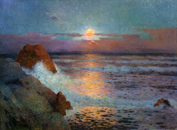 'Sun Set by the Sea', 1925. Artist: Fernand Loyen du Puigaudeau