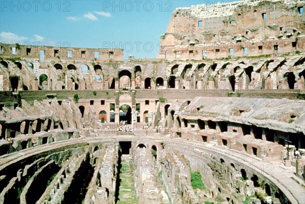 Inside the Colosseum, Rome, Italy. Artist: Unknown