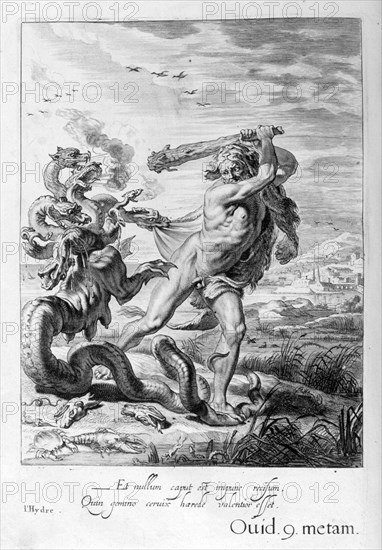 'Hercules and the Hydra', 1655. Creator: Unknown.