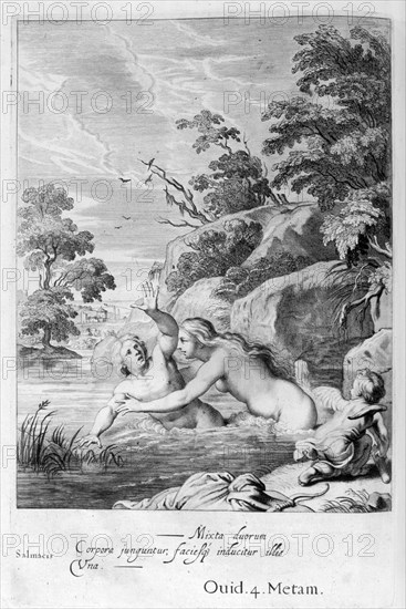 'The Nymph Salmacis and Hermaphroditus', 1655. Creator: Unknown.