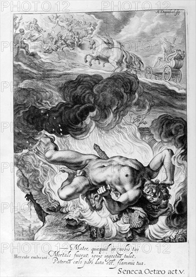 'The Death of Hercules', 1655. Creator: Unknown.
