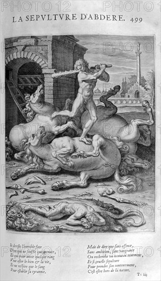 'The Burial of Abdère', 1615. Artist: Leonard Gaultier