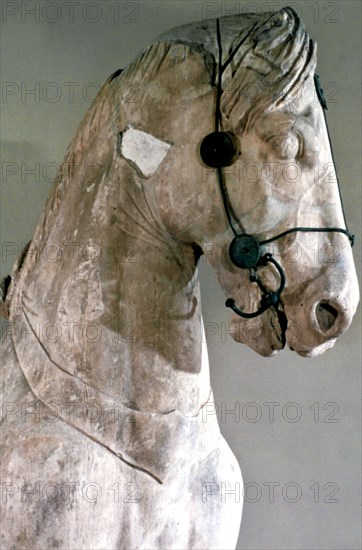 Horse, Quadriga of the Mausoleum at Halikarnassos, 350 BC. Artist: Unknown