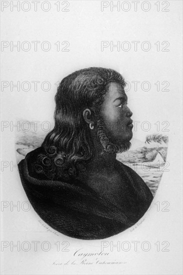 Chief Kalanimoku, 1816. Artist: Ludwig Choris