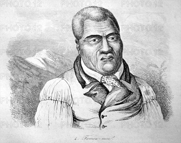 Kamehameha I, c1770-1819. Artist: Ludwig Choris