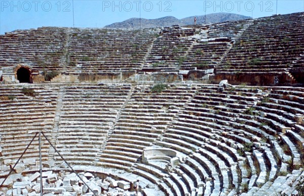 Theatre, Hierapolis, Pamukkale, Turkey, 190BC. Artist: Unknown