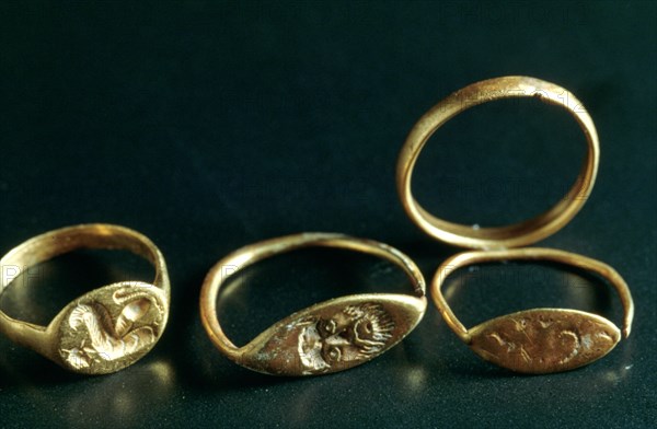 Rings, Jewellery, Tunisia, c3rd-4th Century. Artist: Unknown