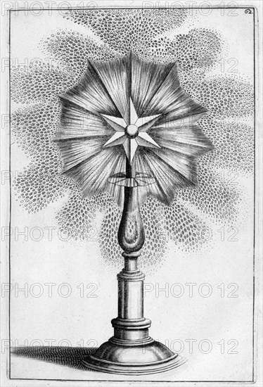Star ornamental fountain design, 1664. Artist: Georg Andreas Bockler