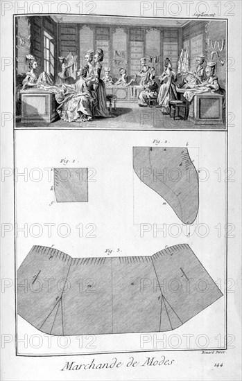 Fashion house, 1751-1777. Artist: Unknown