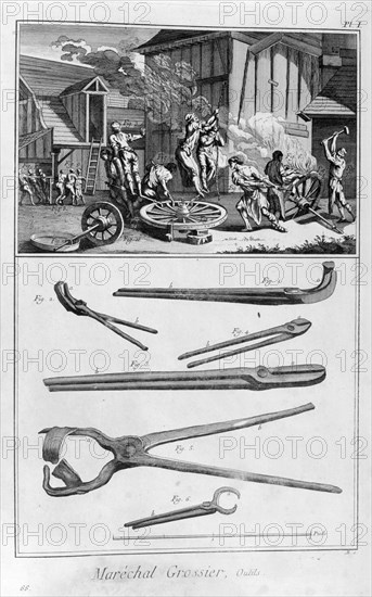 Blacksmith, 1751-1777. Artist: Unknown