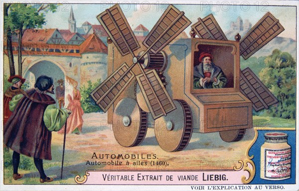 A Car with Blades, 1460, (c1900). Artist: Unknown