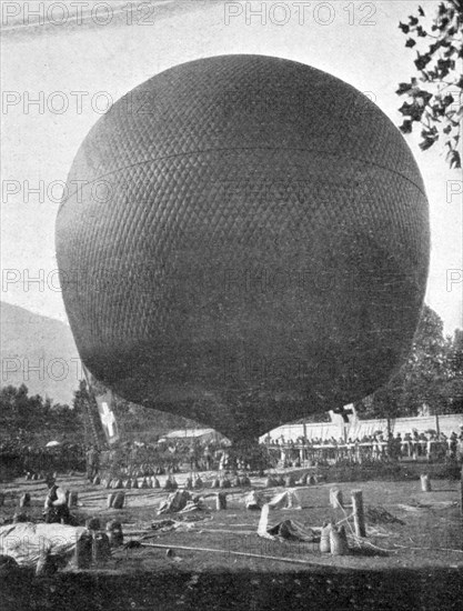 Balloon, 1888. Artist: Unknown