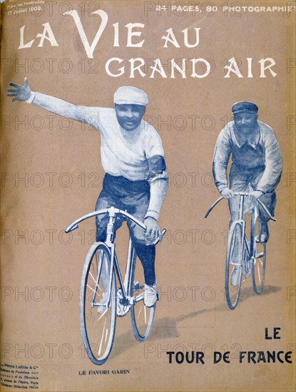 Tour de France, 17 July 1903. Artist: Unknown