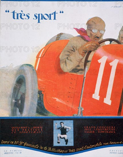 Front cover illustration from the magazine 'Tres Sport', July 1922. Artist: Unknown