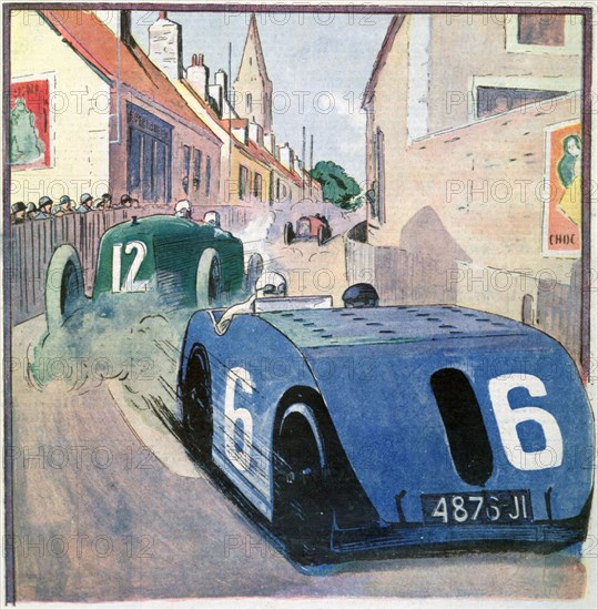 French Grand Prix, Circuit de Touraine, Tours, France, 1923. Artist: Unknown