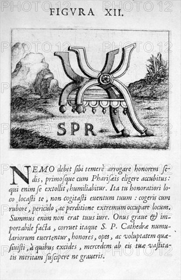 Prophecy figure XII from Prognosticatio Eximii Doctoris Paracelsi, 1536.  Artist: Theophrastus Bombastus von Hohenheim Paracelsus