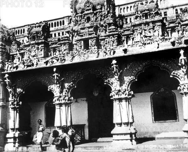 Temple, Singapore, 1900. Artist: Unknown