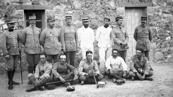 French Foreign Legionnaires, 1917. Artist: Unknown