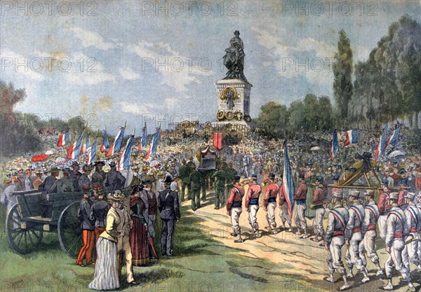 Anniversary of the Battle of Mars-la-Tour, 16 August 1870, (1892). Artist: Henri Meyer