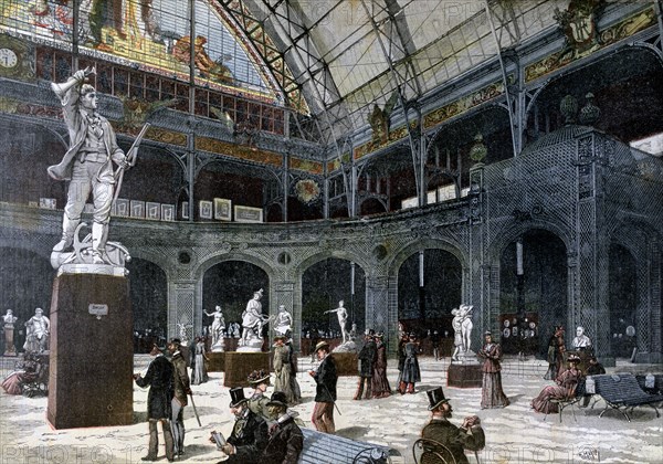 The New Sculpture Pavilion at the Palais de l'Industrie, 1892. Artist: Henri Meyer